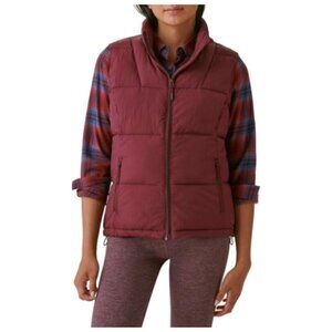 **BASS OUTDOOR** Women’s Puffer Vest – Quilted Gilet with Front Zipper Large NWT